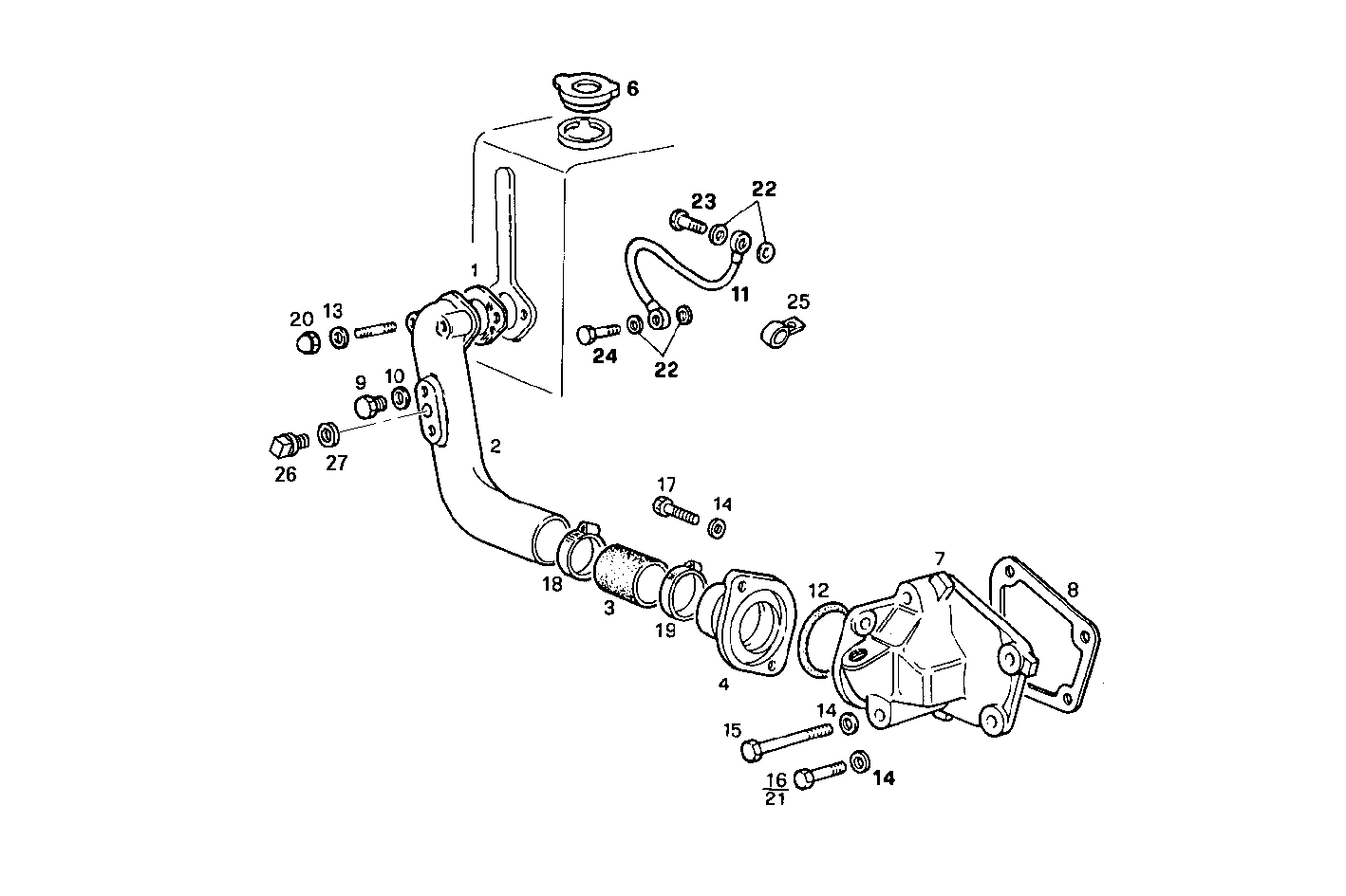 WATER LINES - 8140SRM15.10 8140SRM15 parts diagram