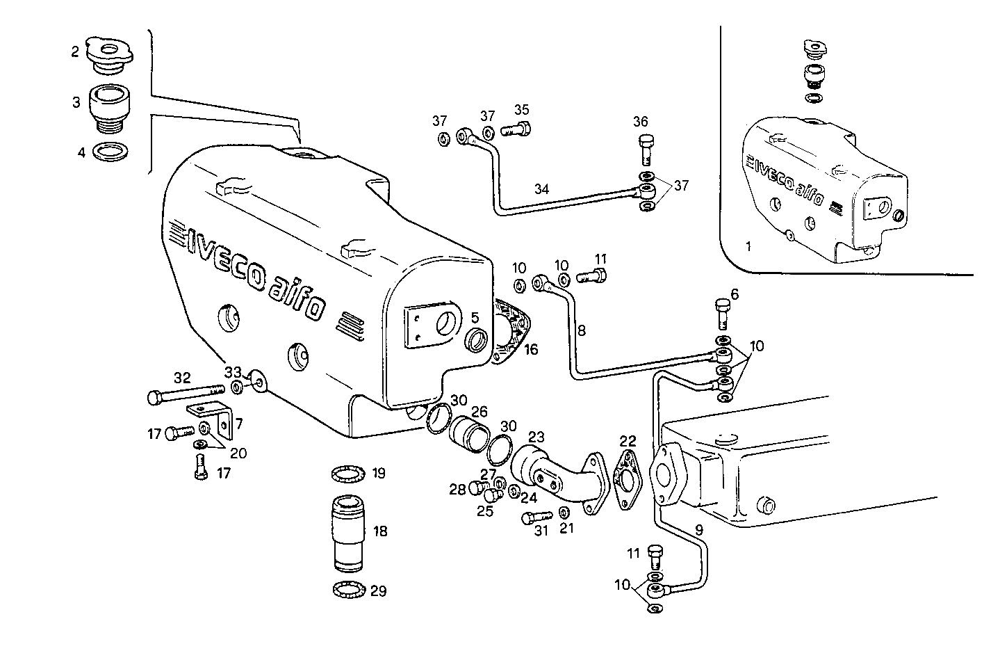 WATER LINES - 8060SM21.10 8060SM21 parts diagram