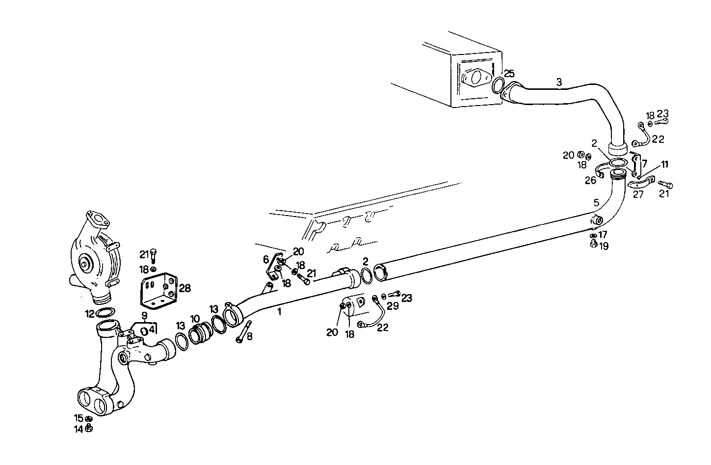 WATER LINES - 8281SRM50.31A002 8281SRM50 parts diagram