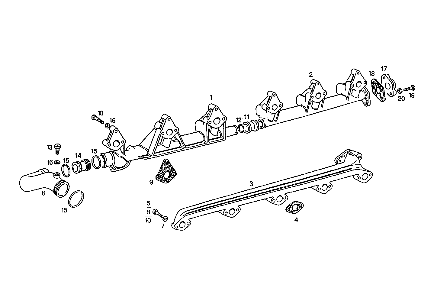 WATER LINES - 8210SRM45.31 8210SRM45 parts diagram