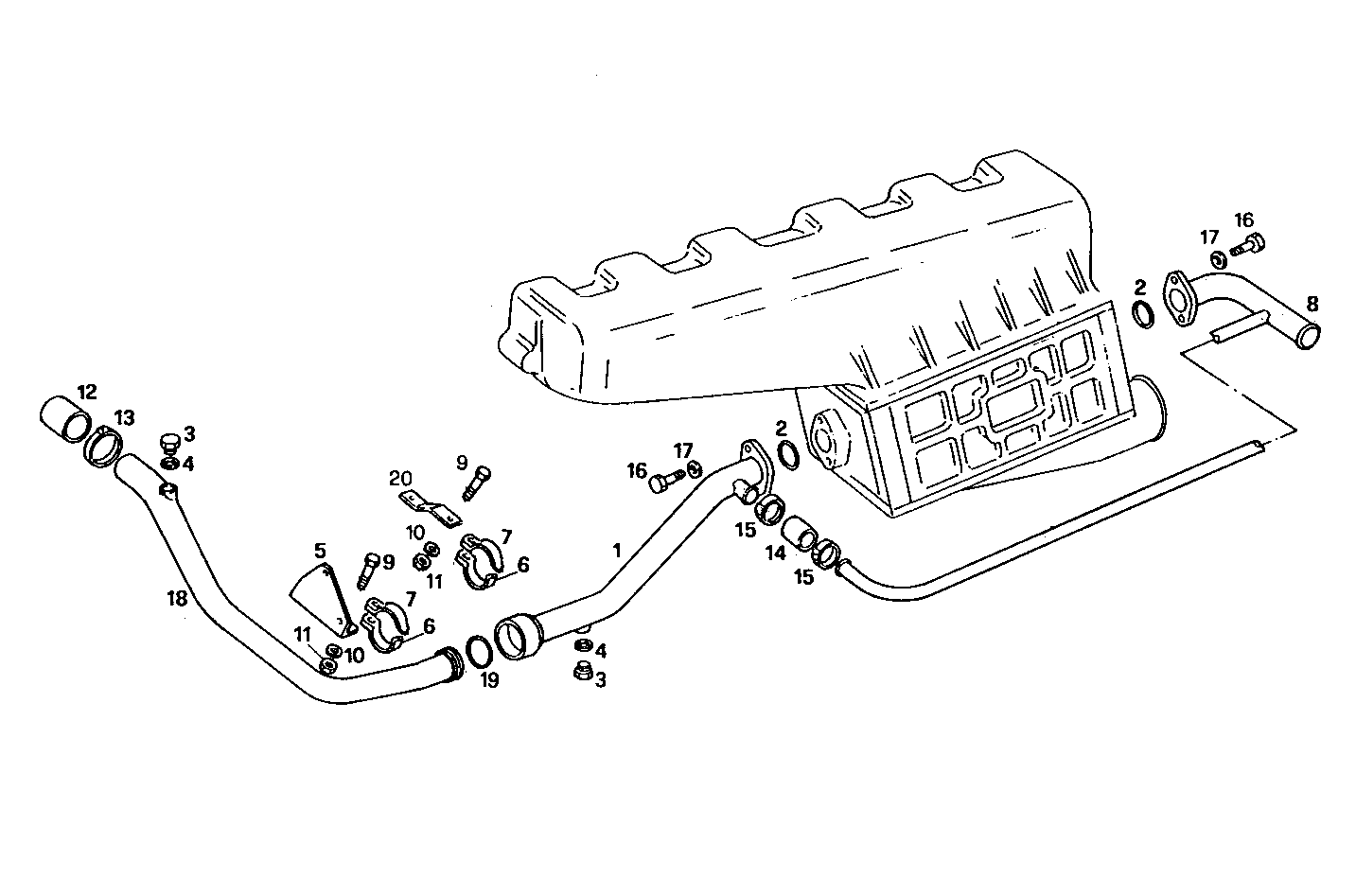 WATER LINES - 8210SRM45.31A550 8210SRM45 parts diagram