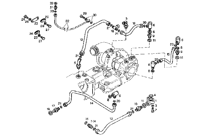 WATER LINES - C78ENTM50.11A001 CURSOR 8 parts diagram