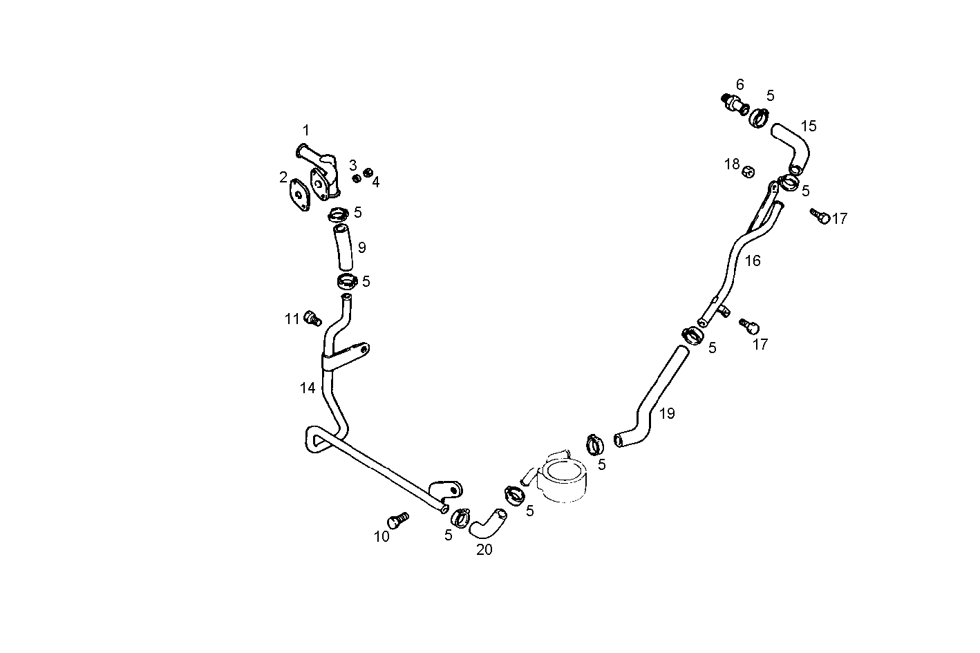 WATER LINES - 8140.43C.2590 8140.43 parts diagram