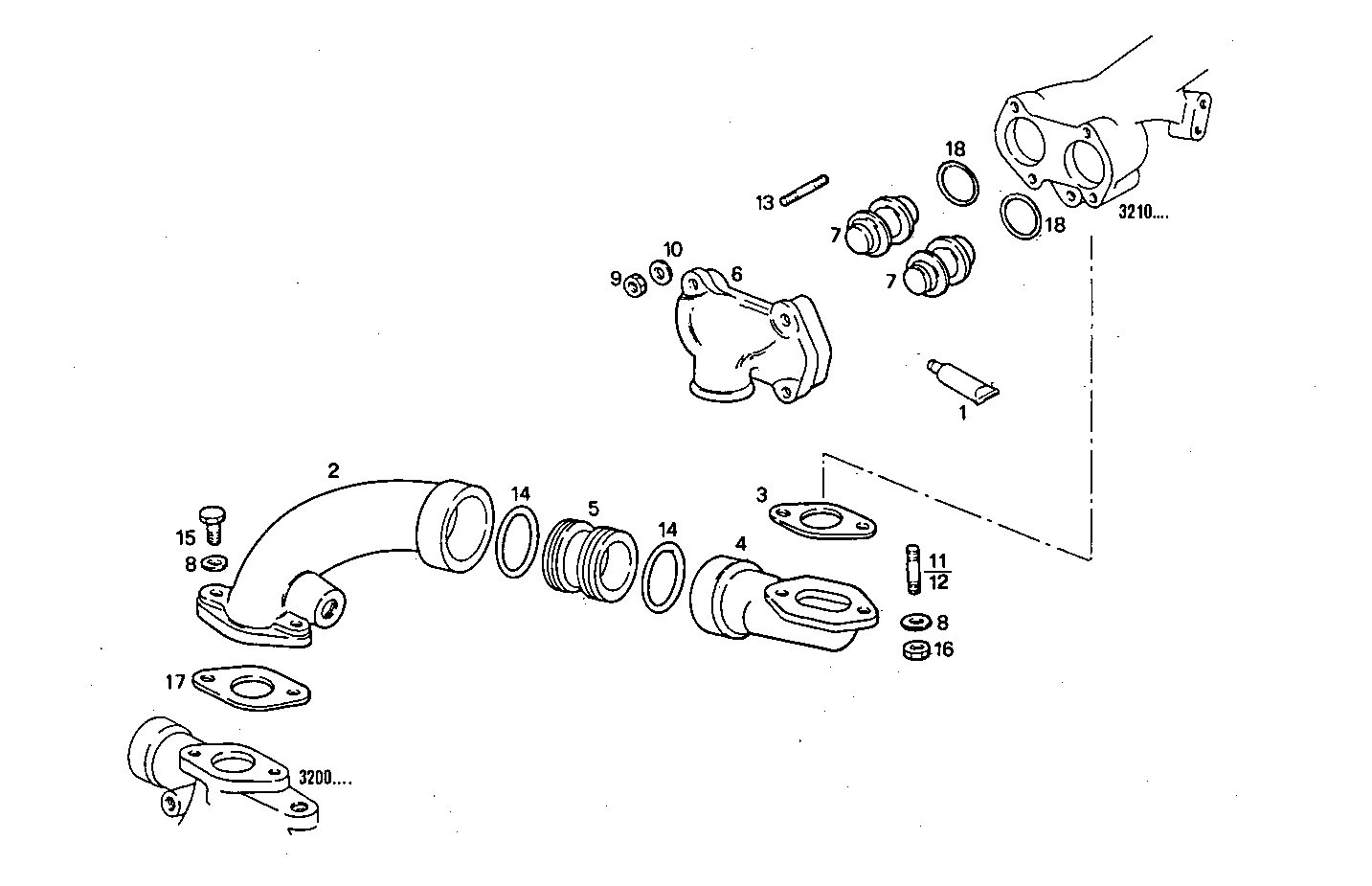 THERMOSTAT - 8210SRM36.32 8210SRM36 parts diagram
