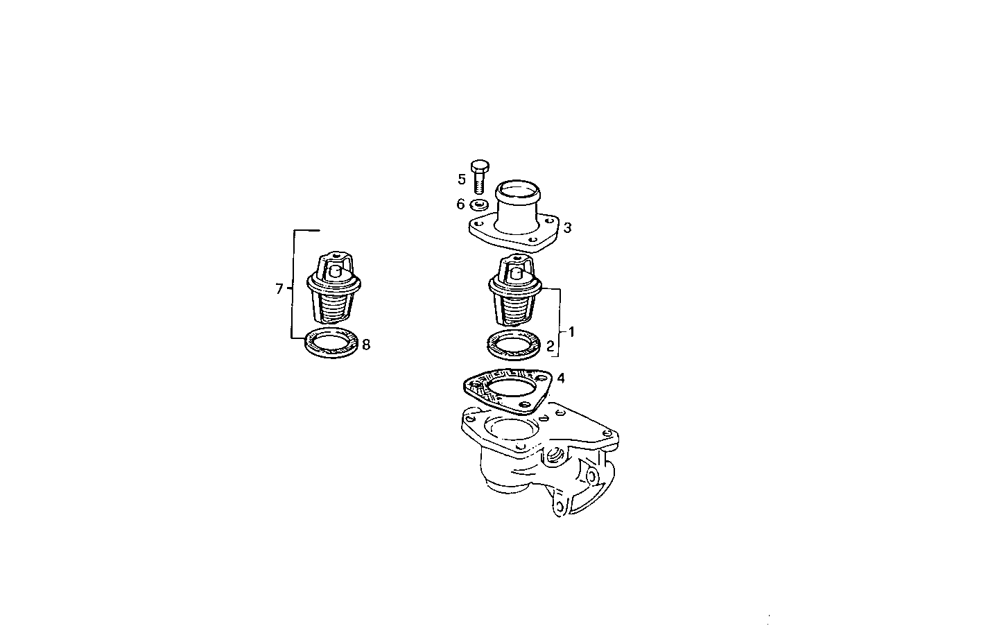THERMOSTAT - 8041Si25.55 8041Si25 parts diagram