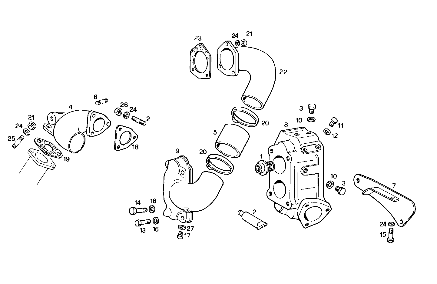 THERMOSTAT - 8281M32.10 8281M32 parts diagram