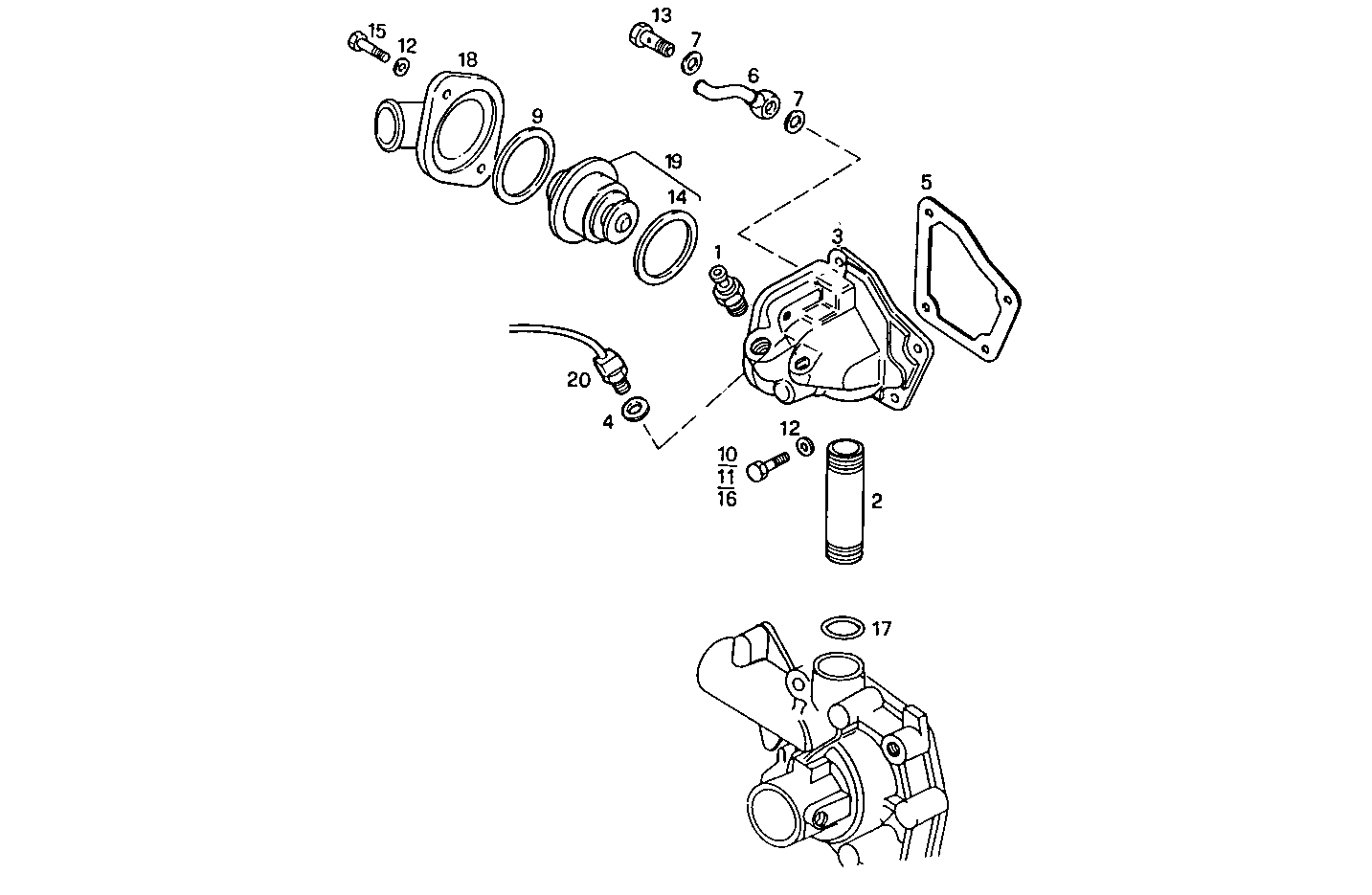 THERMOSTAT - 8140C00.00 8140C00 parts diagram