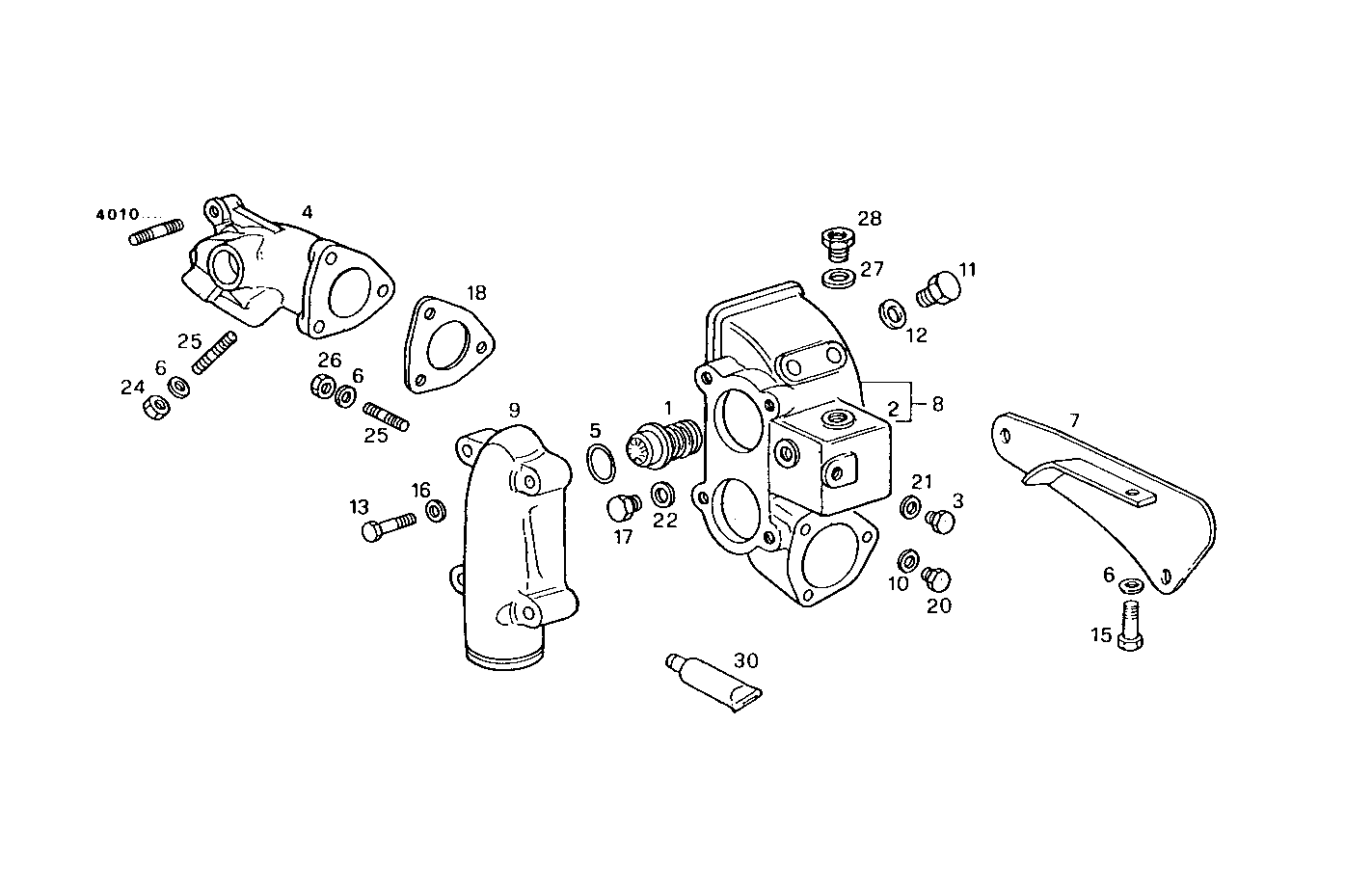 THERMOSTAT - 8281SRM50.11 8281SRM50 parts diagram