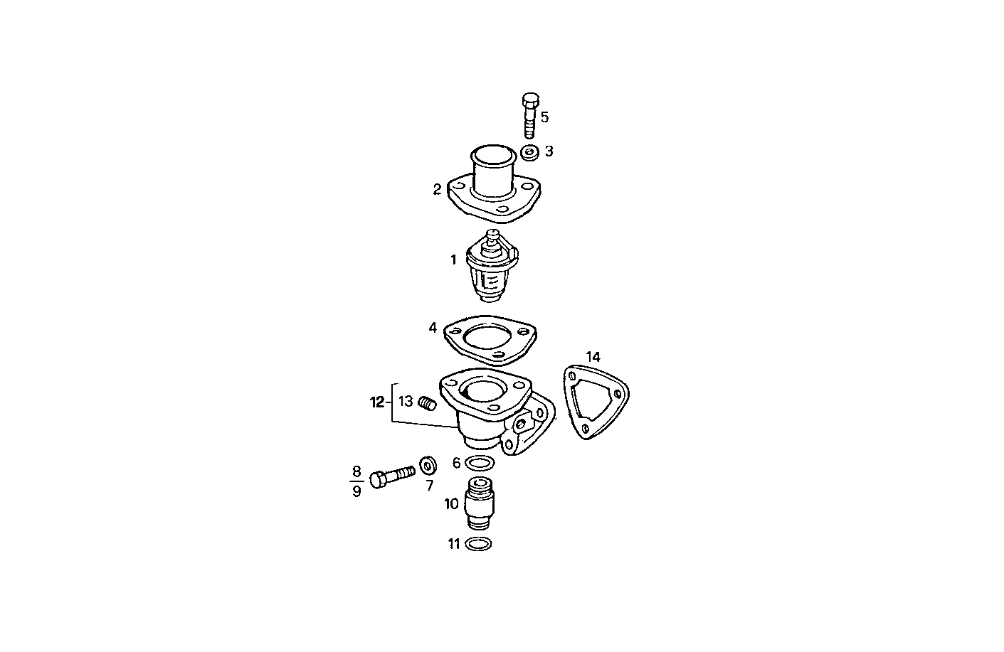 THERMOSTAT - 8065E00.00A009 8065E00 parts diagram