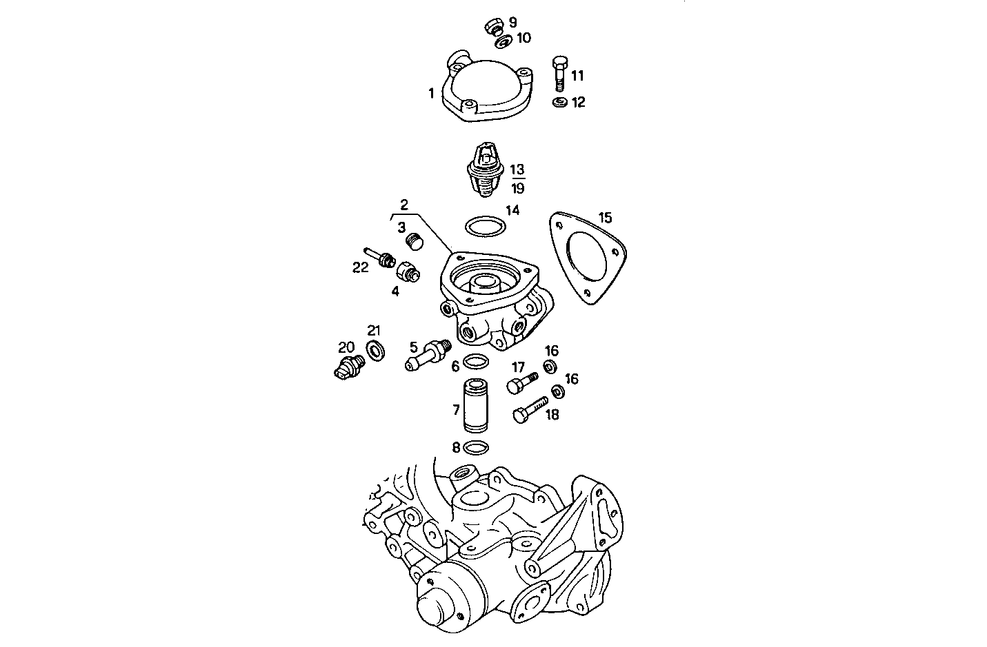 THERMOSTAT - 8040SRC21.11A005 8040SRC21 parts diagram