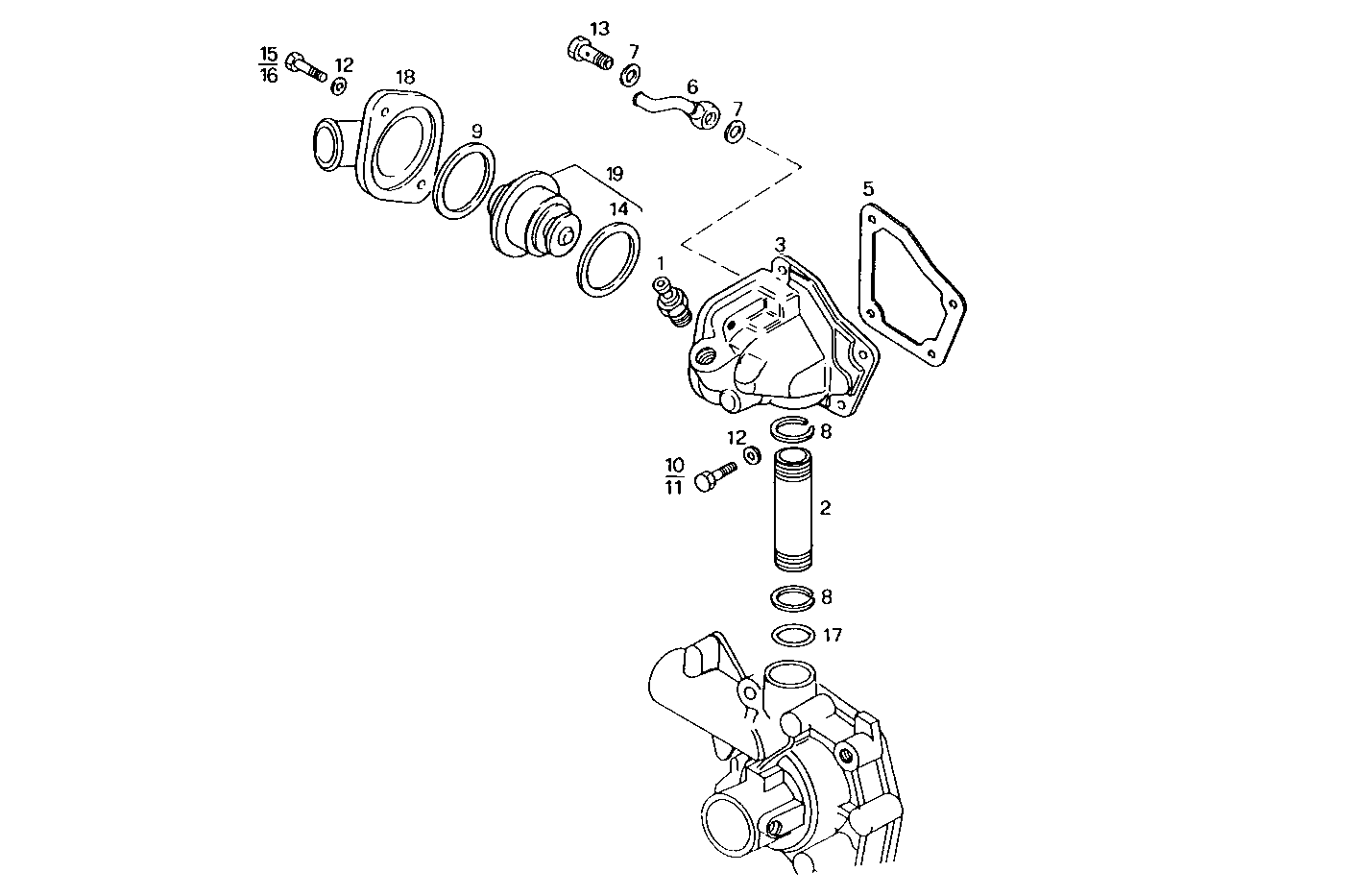THERMOSTAT - 8140SC00.60 8140SC00 parts diagram