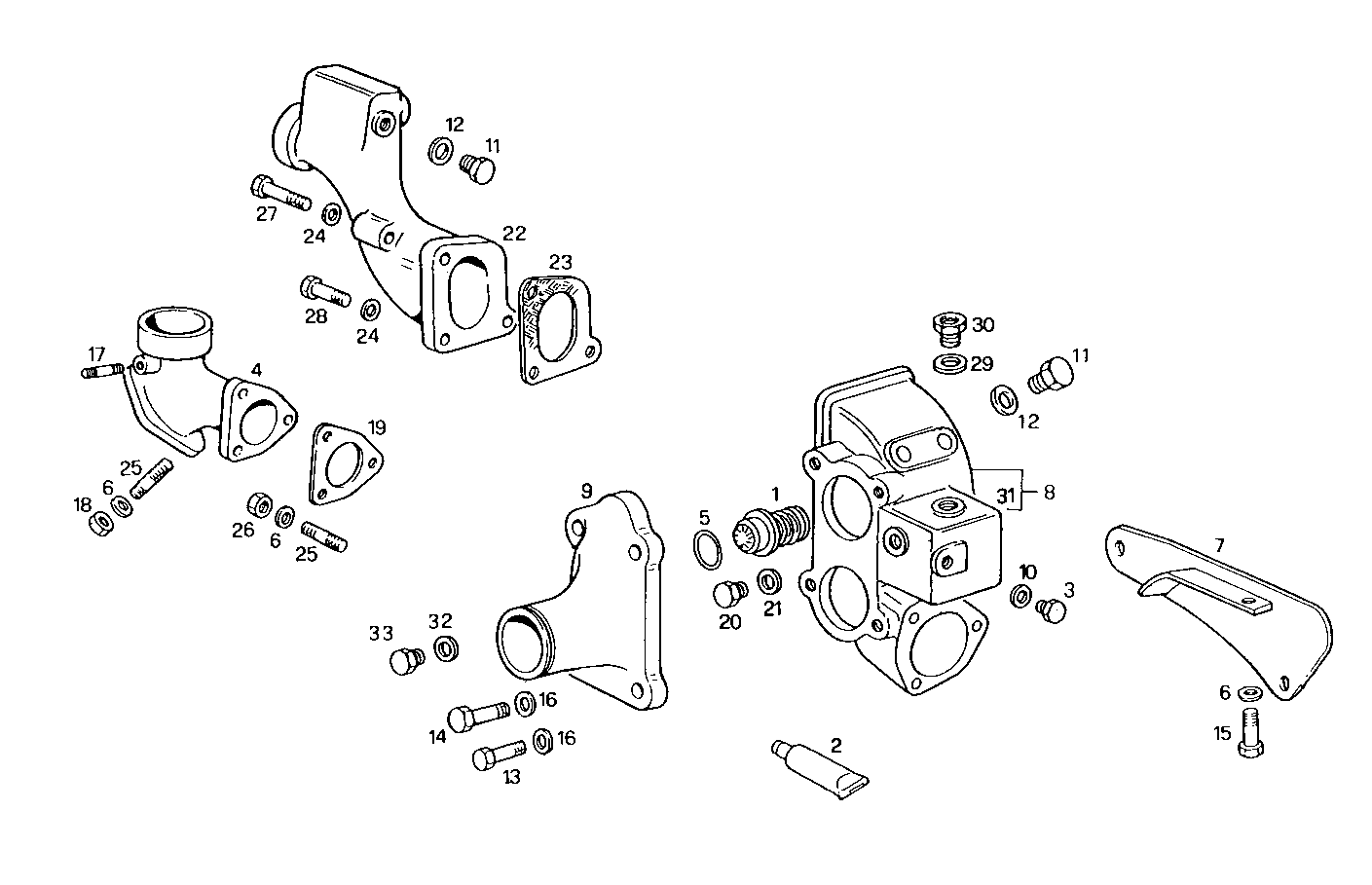 THERMOSTAT - 8281SRM50.31A002 8281SRM50 parts diagram