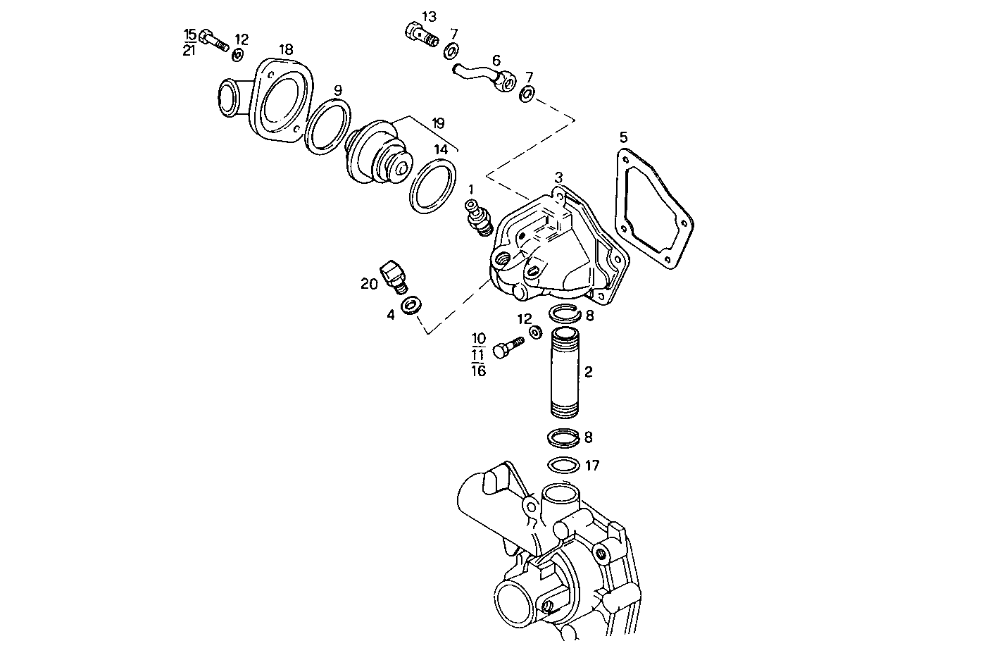 THERMOSTAT - 8140.43.3931 8140.43 parts diagram