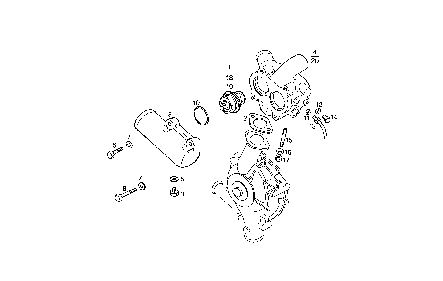 THERMOSTAT - 8280SRC20.00 8280SRC20 parts diagram