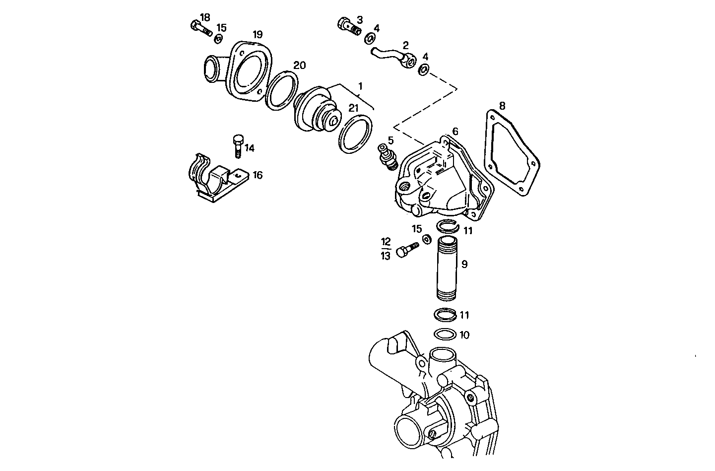 THERMOSTAT - 8140SRC21.00 8140SRC21 parts diagram