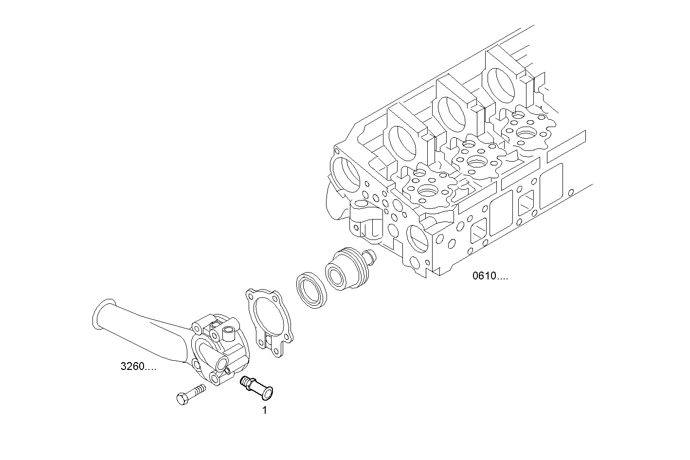 RETURN HEATER WATER - C78ENTC25.00A003 CURSOR 8 - EURO 3 parts diagram
