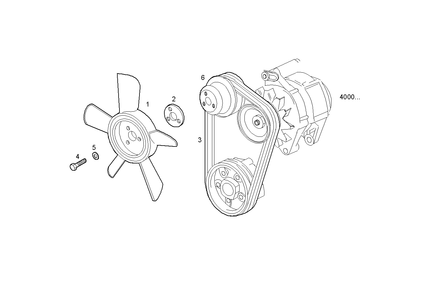 PULLEYS AND BELTS - 8061SRi26.05 8061SRI26 parts diagram