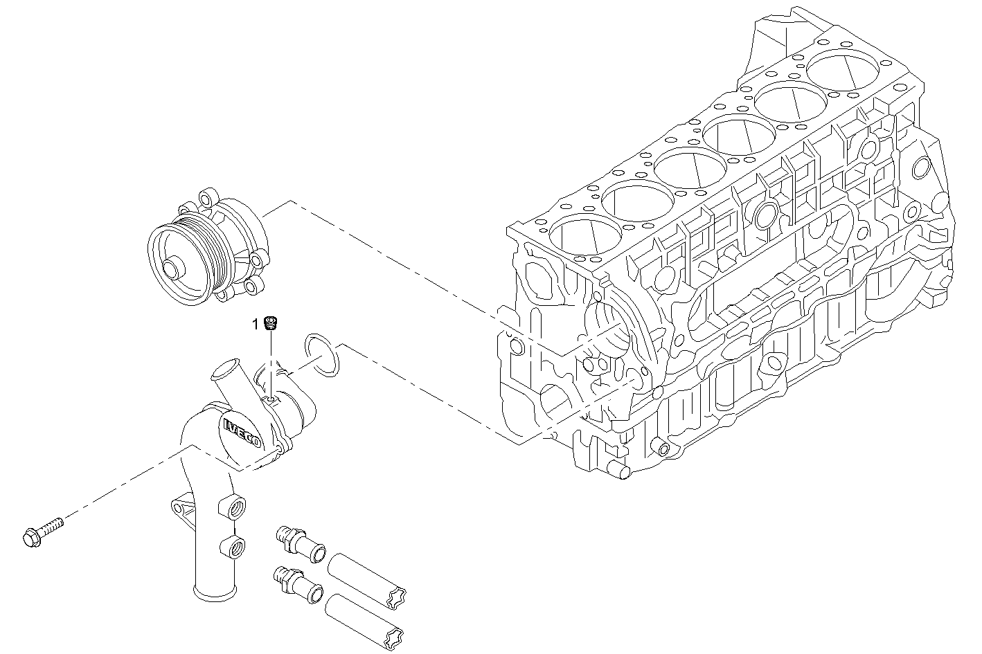 DELIV. HEATING PIPE - GECURSOR250E.1A71M CURSOR 8 parts diagram