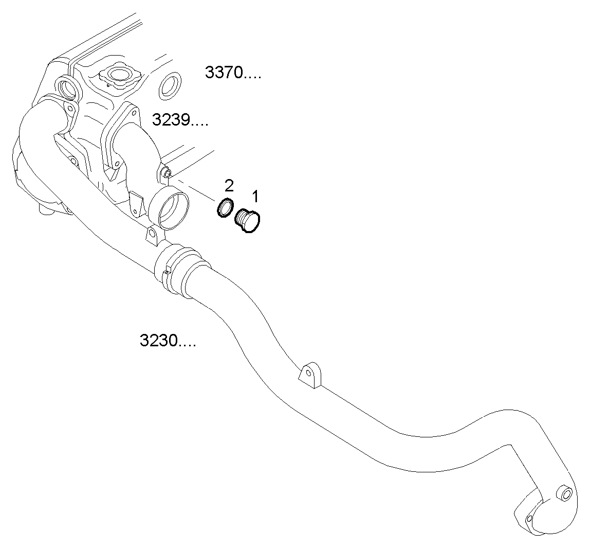 DELIV. HEATING PIPE - V08ENTM75.10B210 VECTOR 8 parts diagram