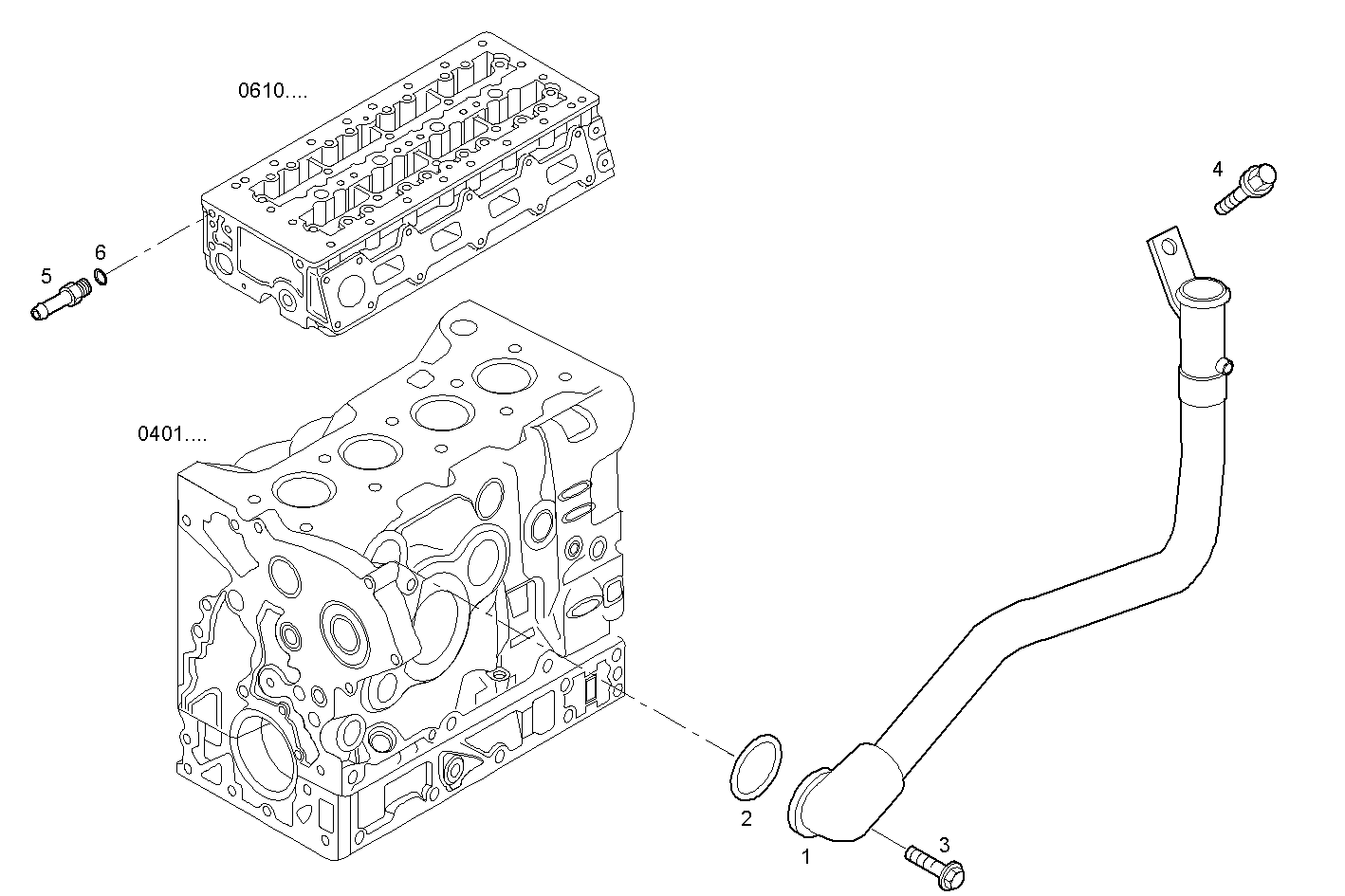 DELIV. HEATING PIPE - S23ENSC24.20A001 SOFIM HPI 2.3L - TIER 2 parts diagram