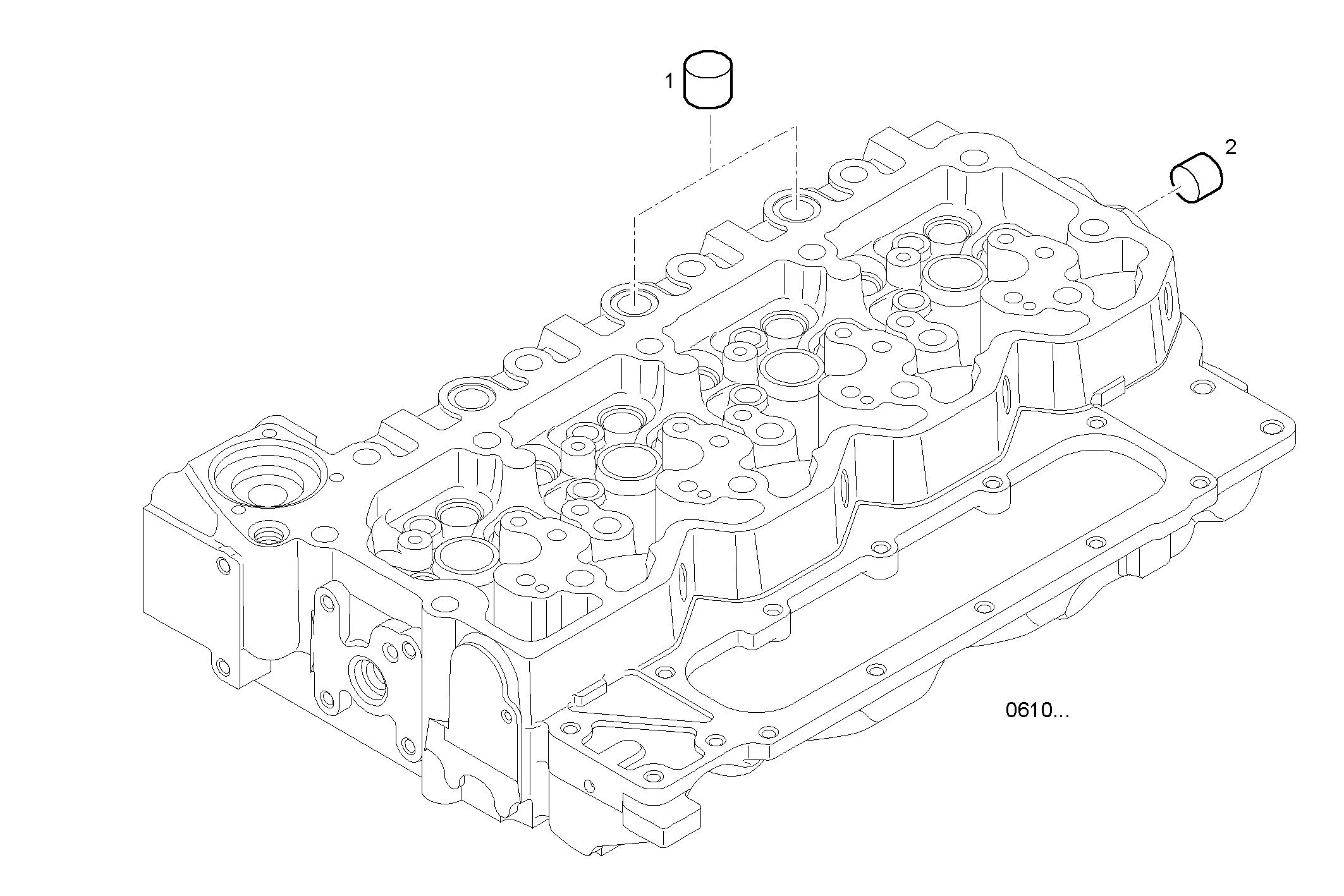 DELIV. HEATING PIPE - F4HE9484A*J101 NEF 4 electron. - TIER 3 parts diagram