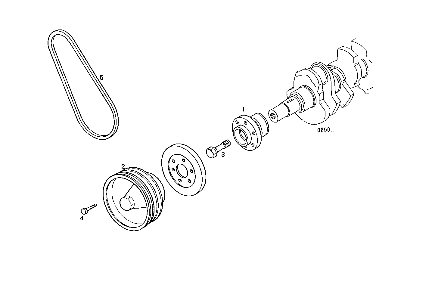 PULLEYS AND BELTS - 8360SRC22.20 8360SRC22 parts diagram