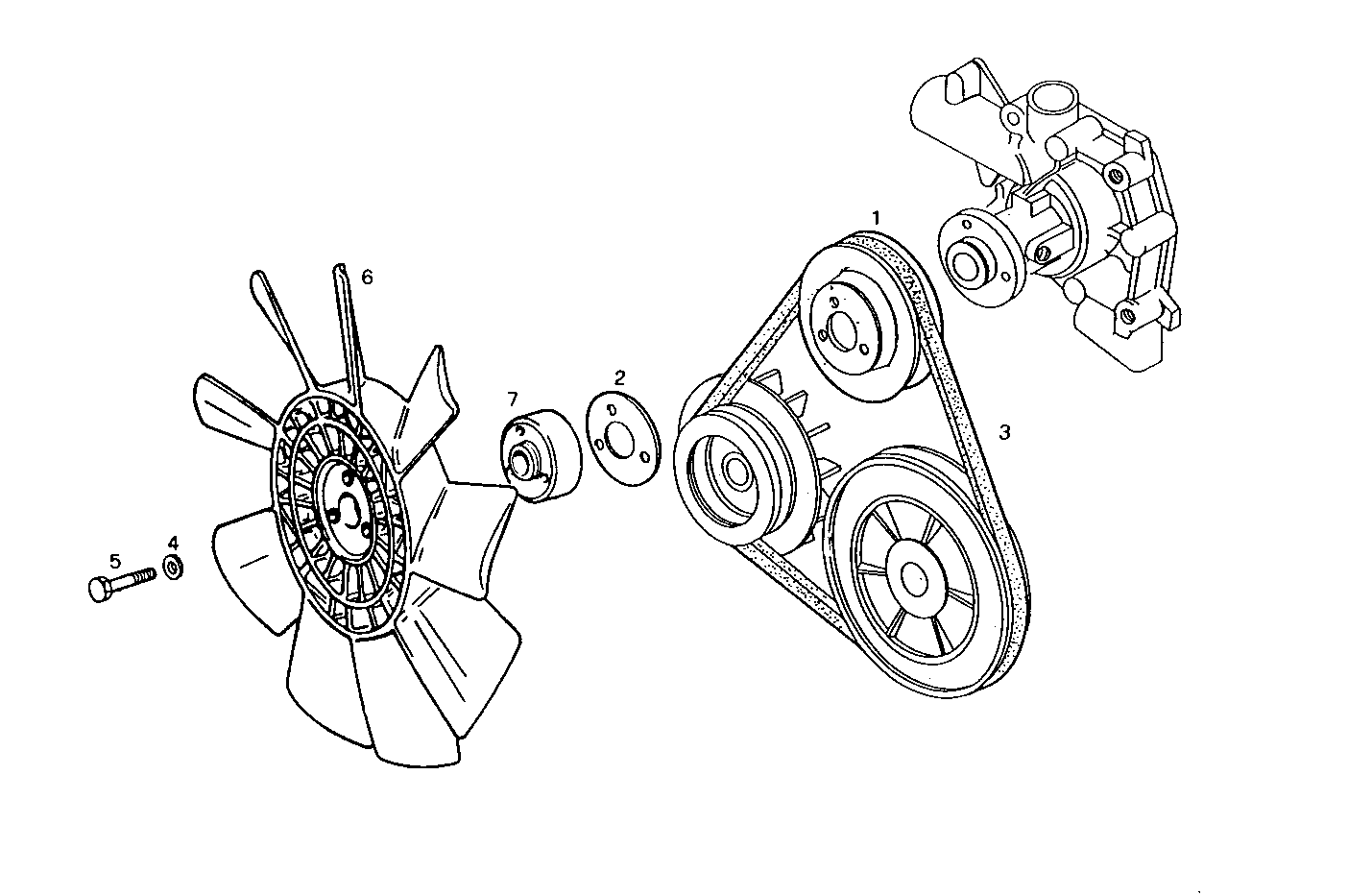 PULLEYS AND BELTS - 8141C67.03A005 8141C67 parts diagram