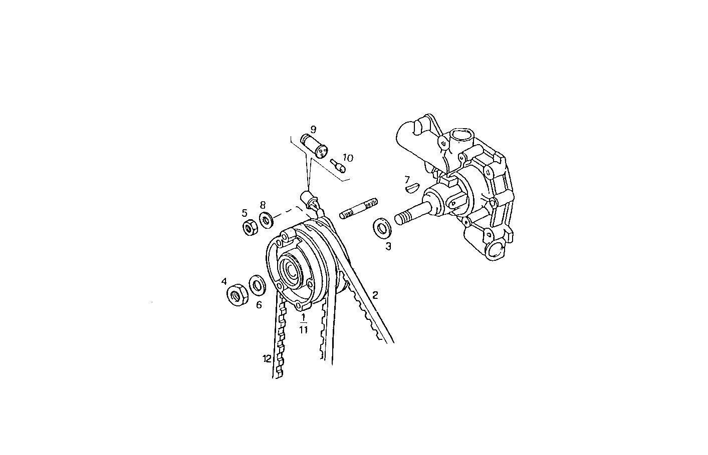 PULLEYS AND BELTS - 8140SRC20.30 8140SRC20 parts diagram