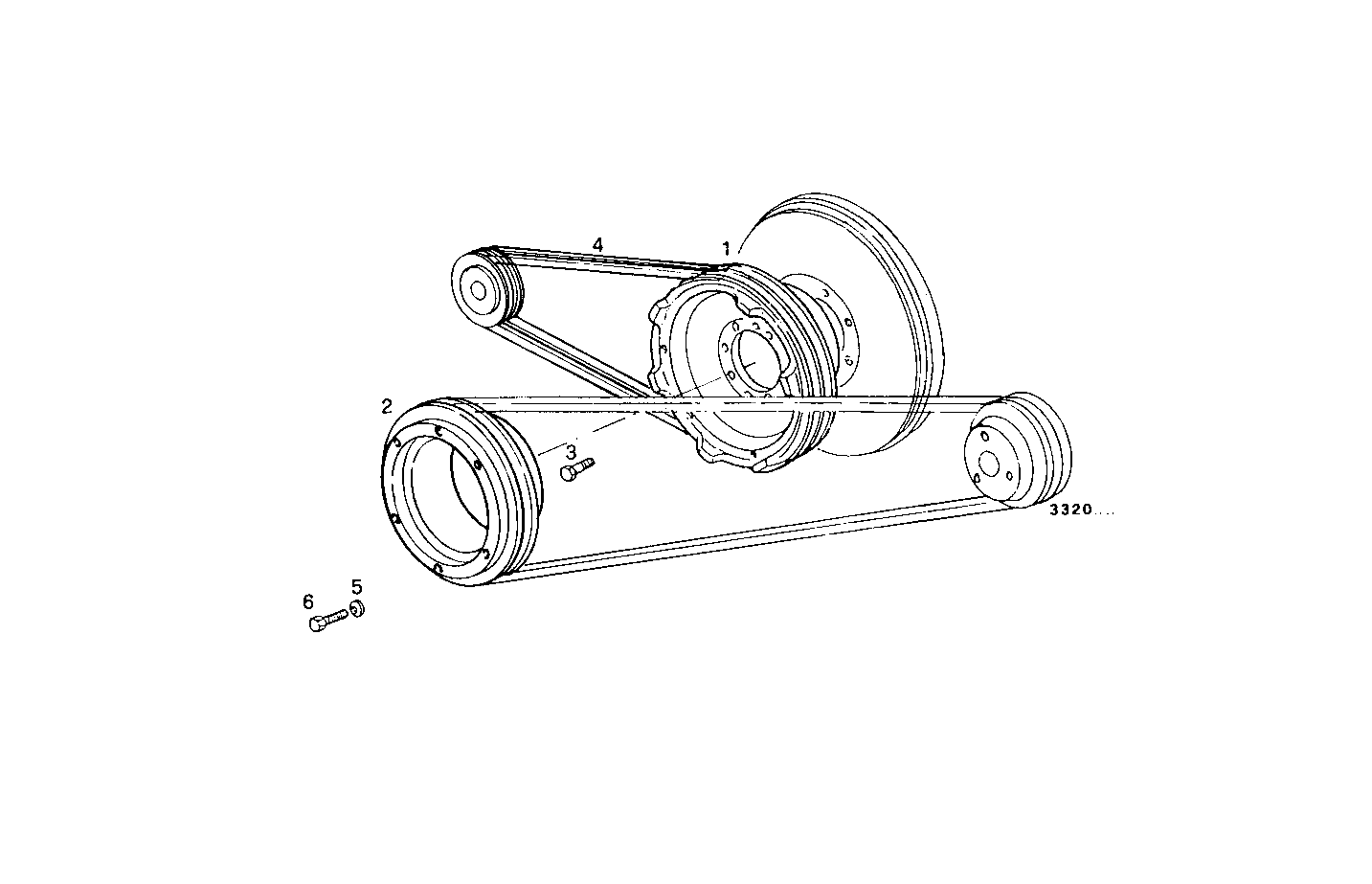 PULLEYS AND BELTS - 8281SRG75.10A500 8281SRG75 parts diagram