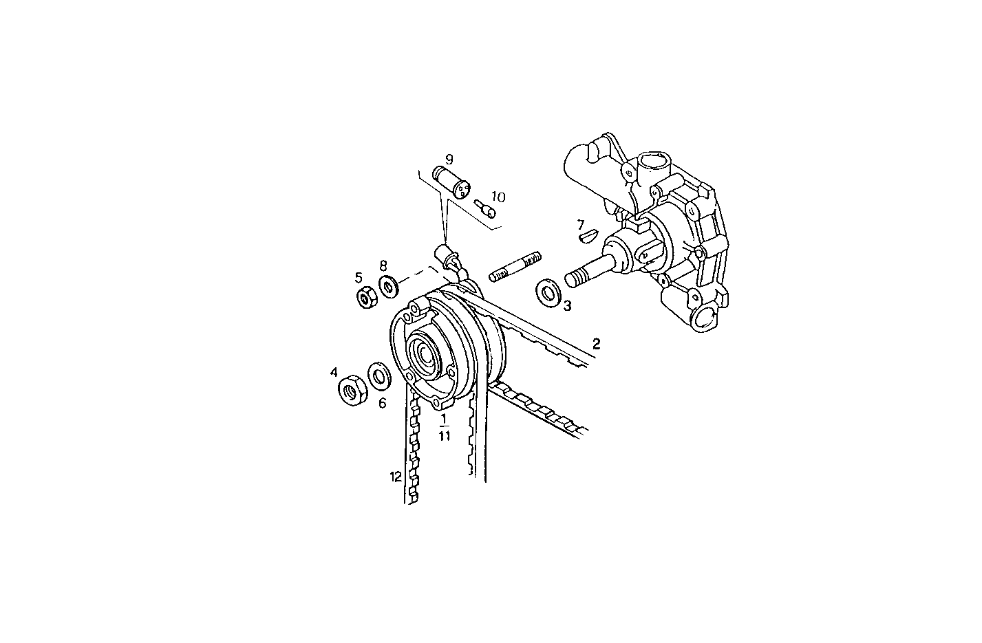 PULLEYS AND BELTS - 8140.43.3931 8140.43 parts diagram