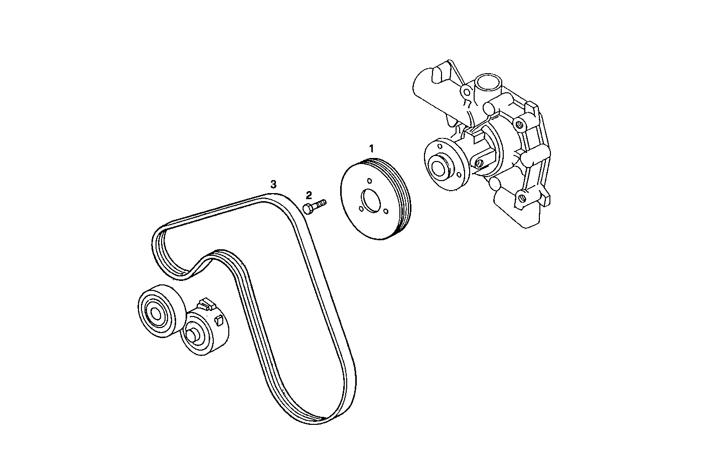 PULLEYS AND BELTS - 8140SRM15.11 8140SRM15 parts diagram