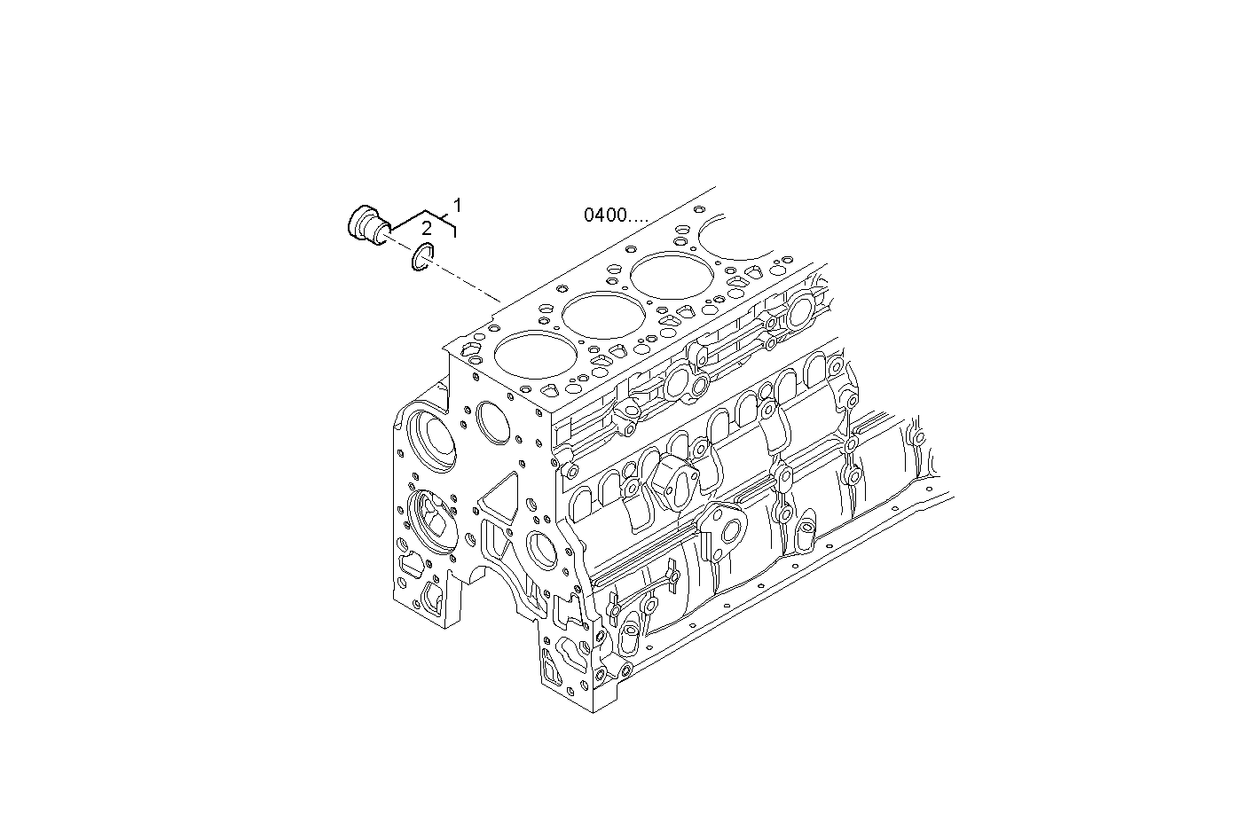 TURBO WATER INLET  PIPE - N67MSTD20.00A801 NEF 6 mechanic. - TIER 2 parts diagram