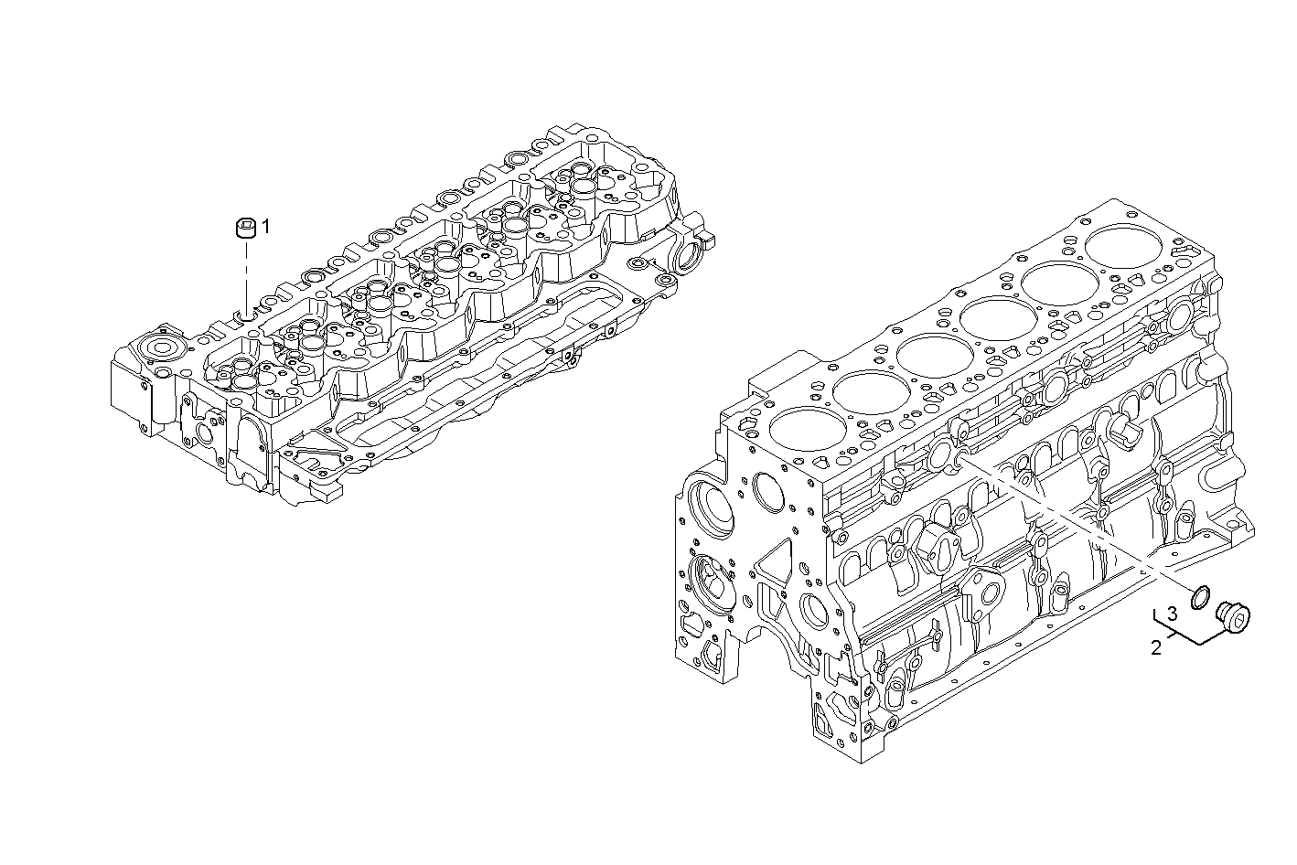 WATER LINES - N60ENTM40.10A001 NEF 6 electron. parts diagram