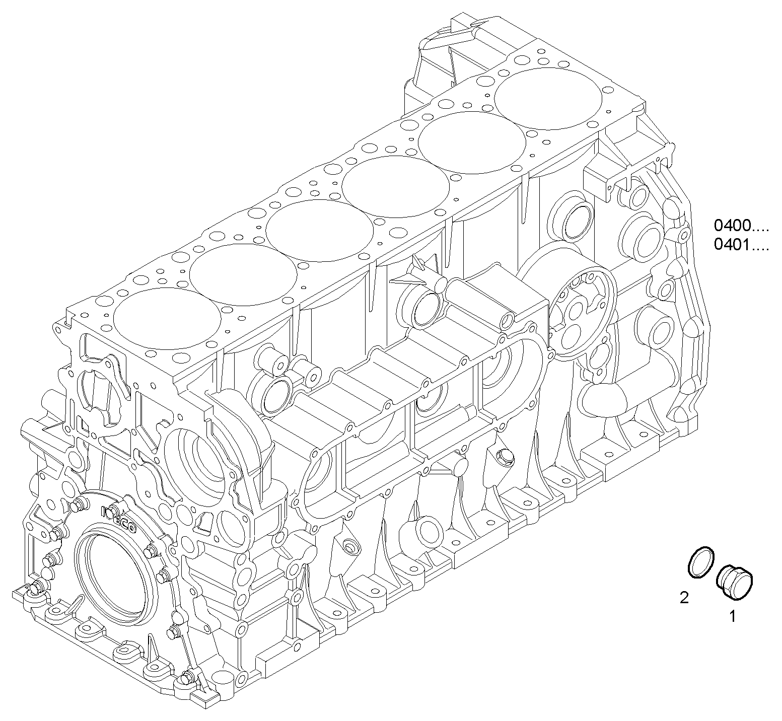 TURBO WATER OUTLET PIPE - CURSOR78TE2.1A559 CURSOR 8 parts diagram