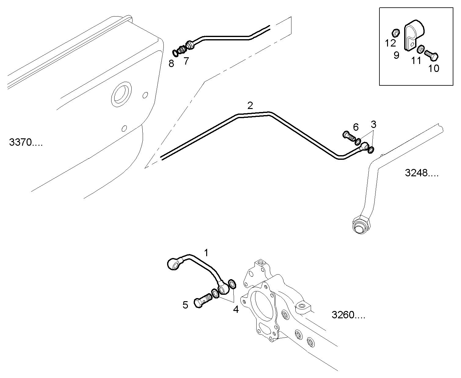 BLEEDER TUBING - C13ENSM33.10 CURSOR 13 parts diagram