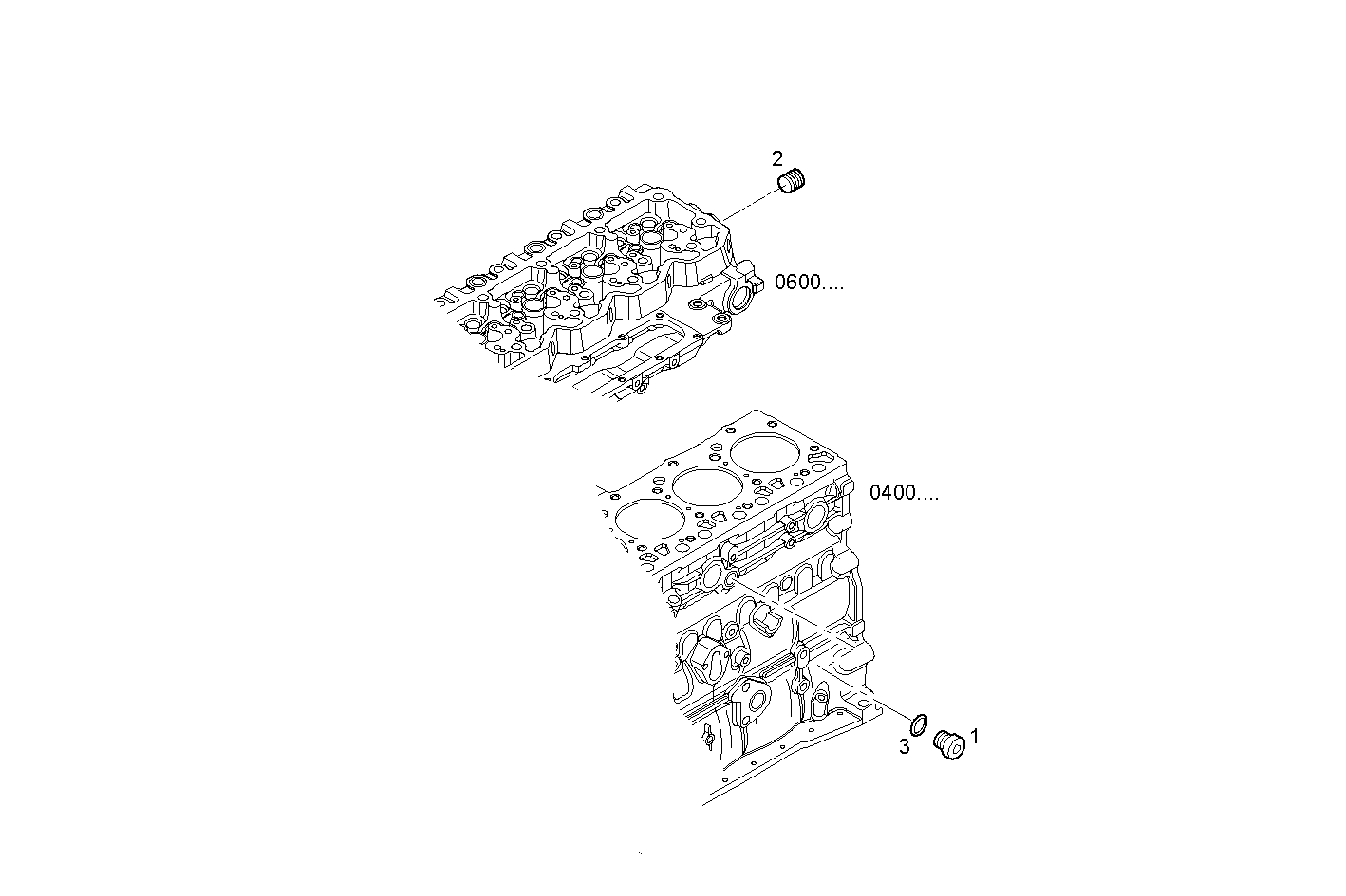 WATER LINES - N45ENTX20.00A001 NEF 4 electron. - TIER 3 parts diagram