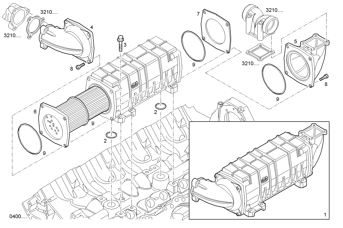 TEMPERATURE REGULATOR - FVAE2885X*A100 VECTOR 8 parts diagram