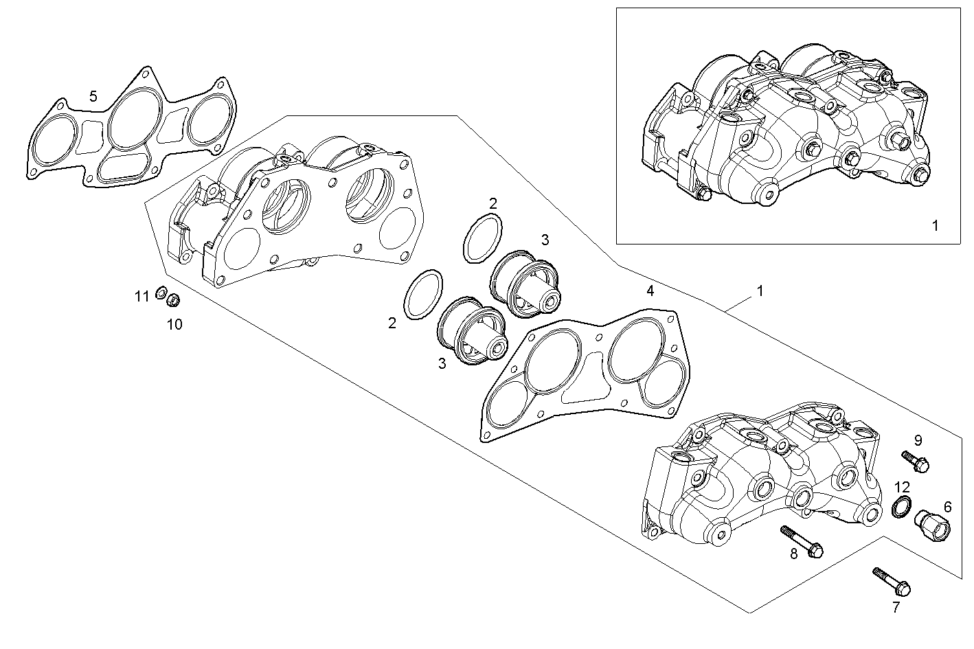 TEMPERATURE REGULATOR - V08ENTM75.10B210 VECTOR 8 parts diagram