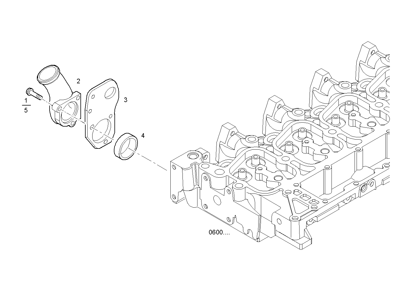 TEMPERATURE REGULATOR - N45MNAE00.00A001 NEF 4 mechanic. - TIER 2 parts diagram