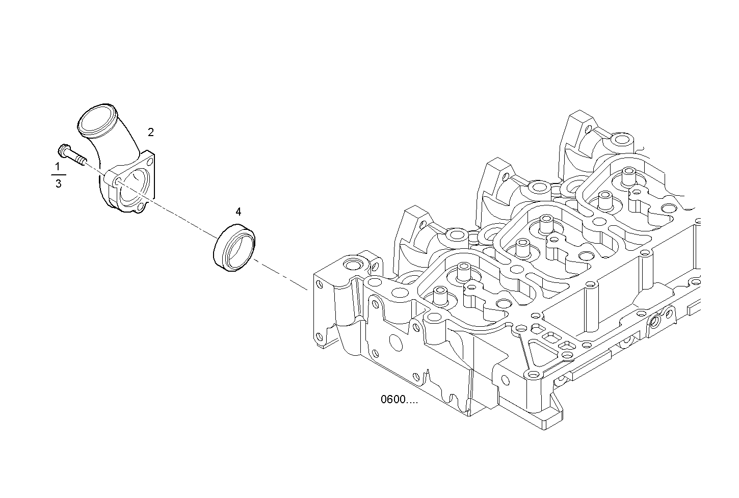 TEMPERATURE REGULATOR - F4CE0304A*D600 NEF 3 - TIER 2 parts diagram