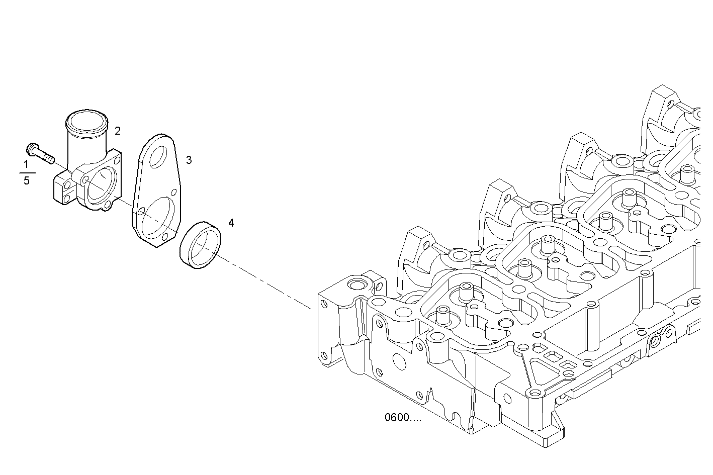 TEMPERATURE REGULATOR - N45MNAE00.00A002 NEF 4 mechanic. - TIER 2 parts diagram