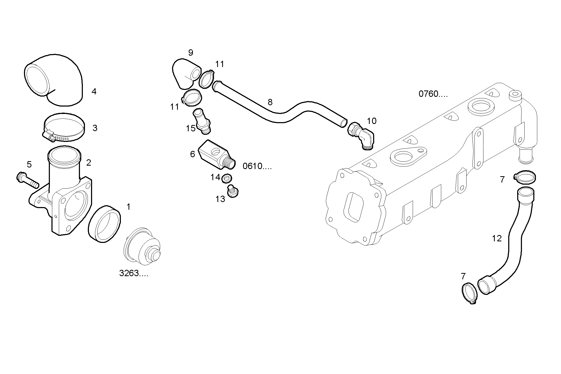 TEMPERATURE REGULATOR - N67MNAM15.31 NEF 6 mechanic. parts diagram