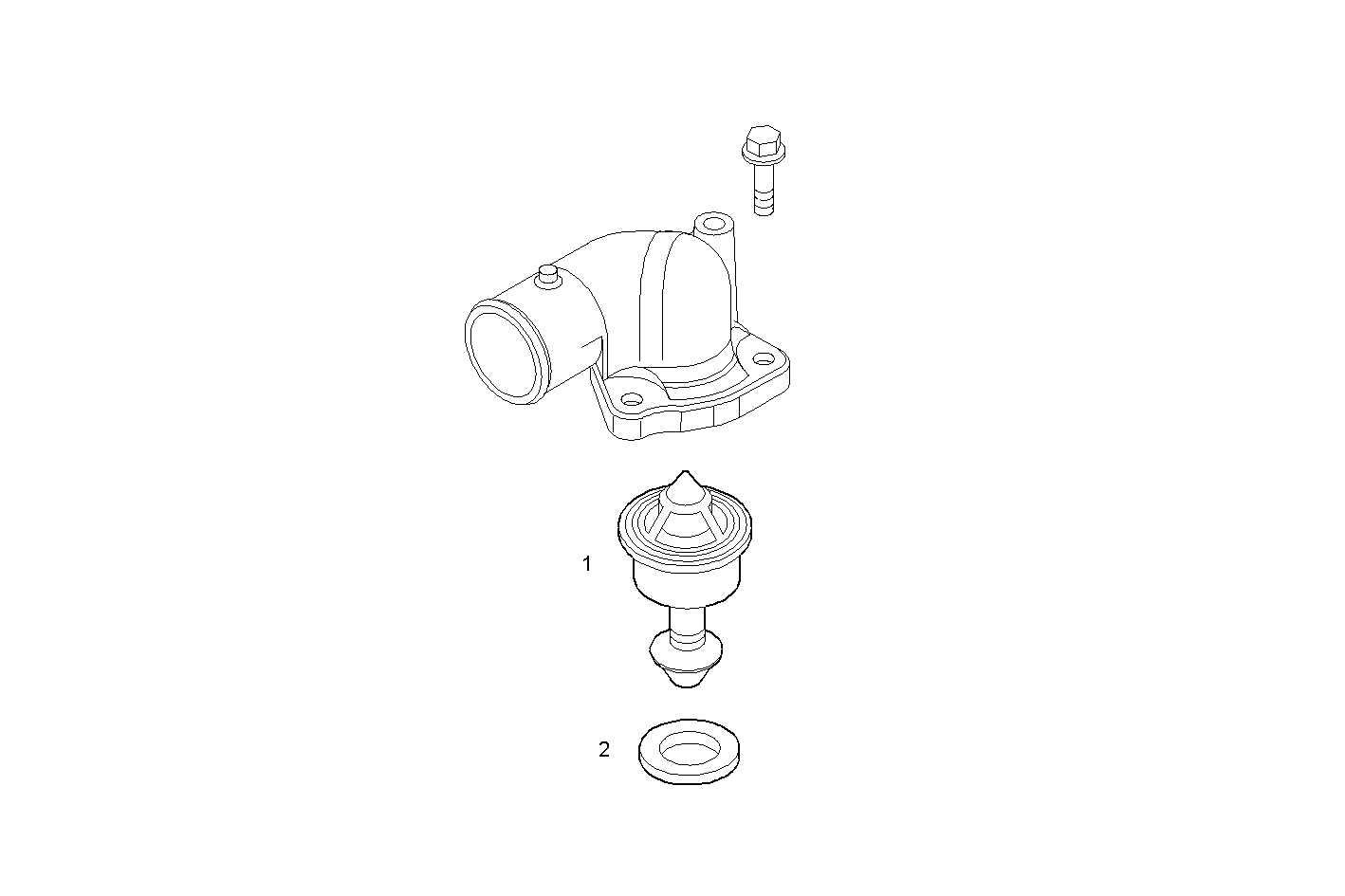THERMOSTAT - N60ENTF40.00 NEF 6 electron. parts diagram
