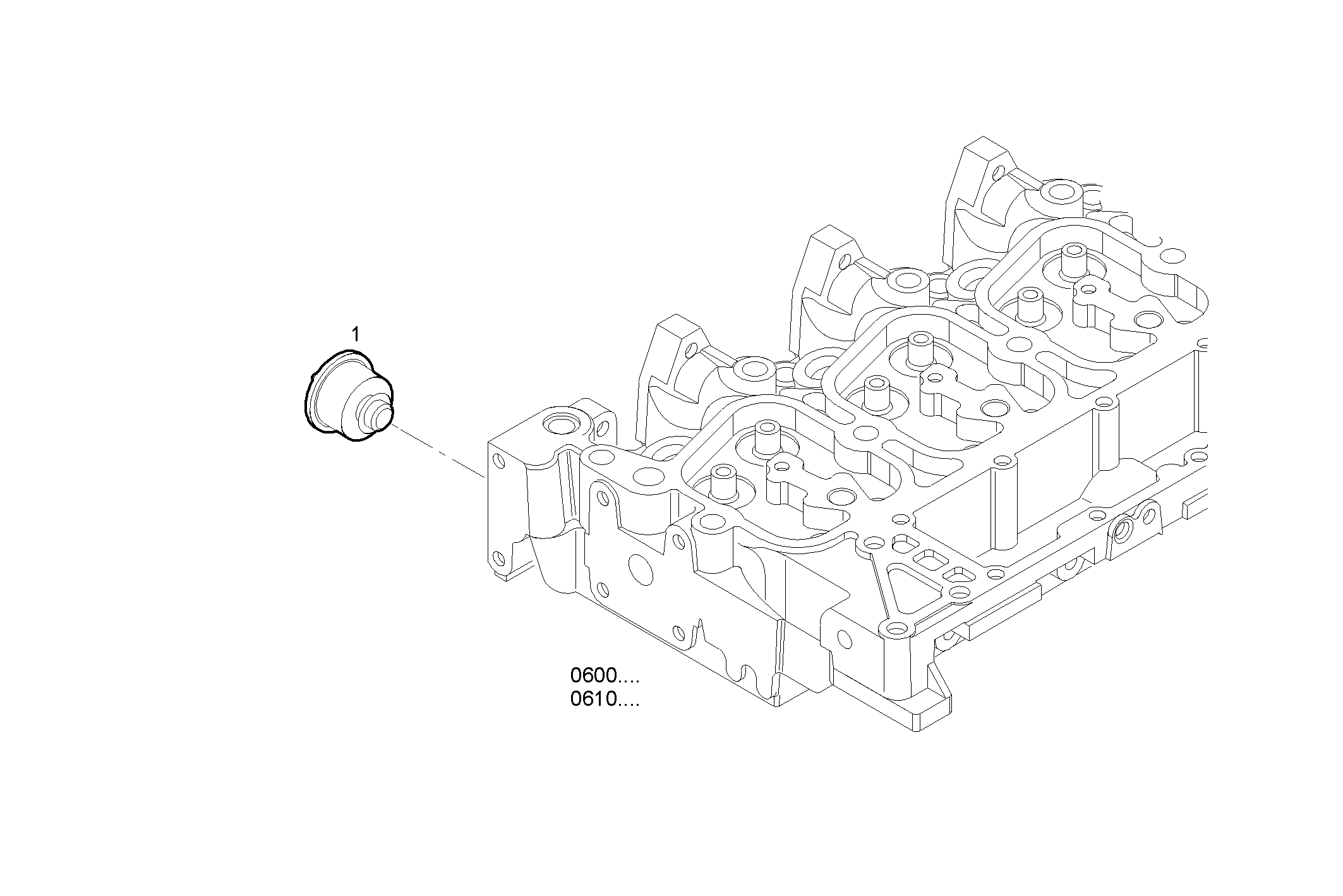 THERMOSTAT - N67MSTD23.00A800 NEF 6 mechanic. - TIER 2 parts diagram