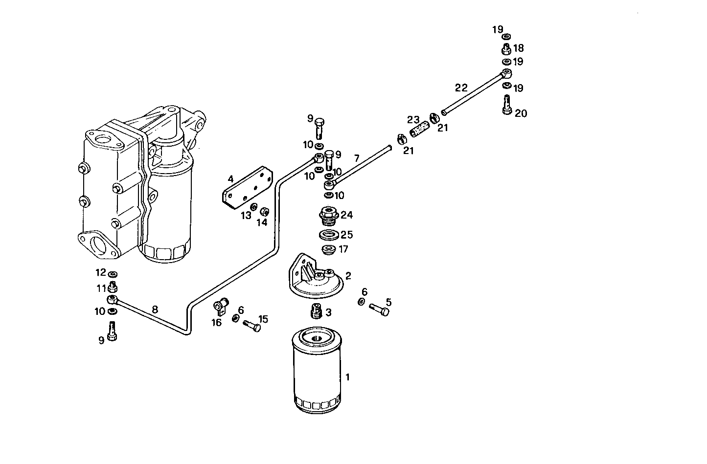 WATER FILTER - 8361SI10.00A801 8361SI10 parts diagram