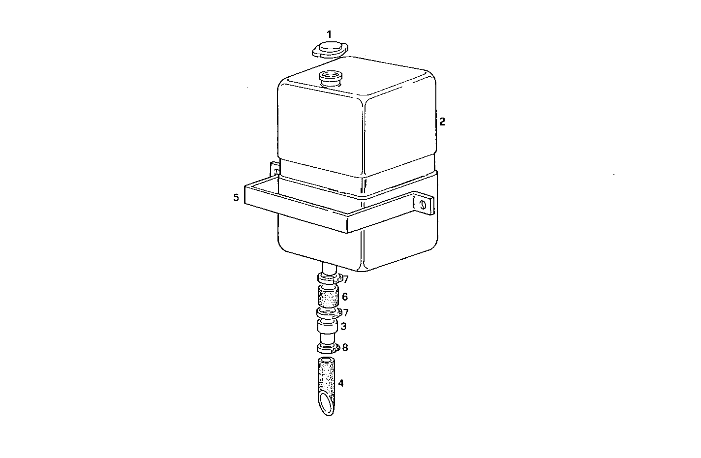 EXPANSION TANK - 8281M32.10 8281M32 parts diagram