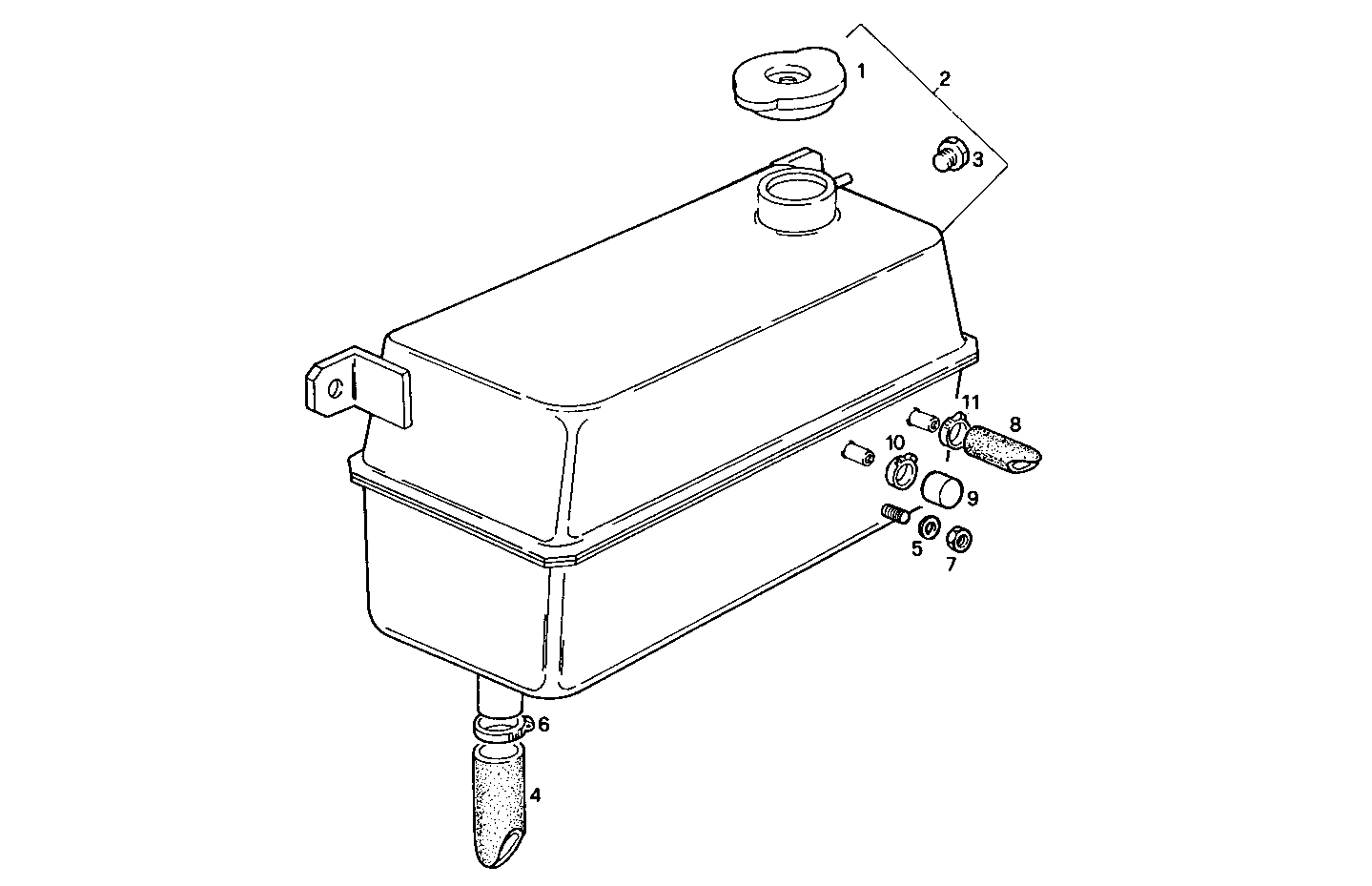 EXPANSION TANK - 8281SRM44.30 8281SRM44 parts diagram