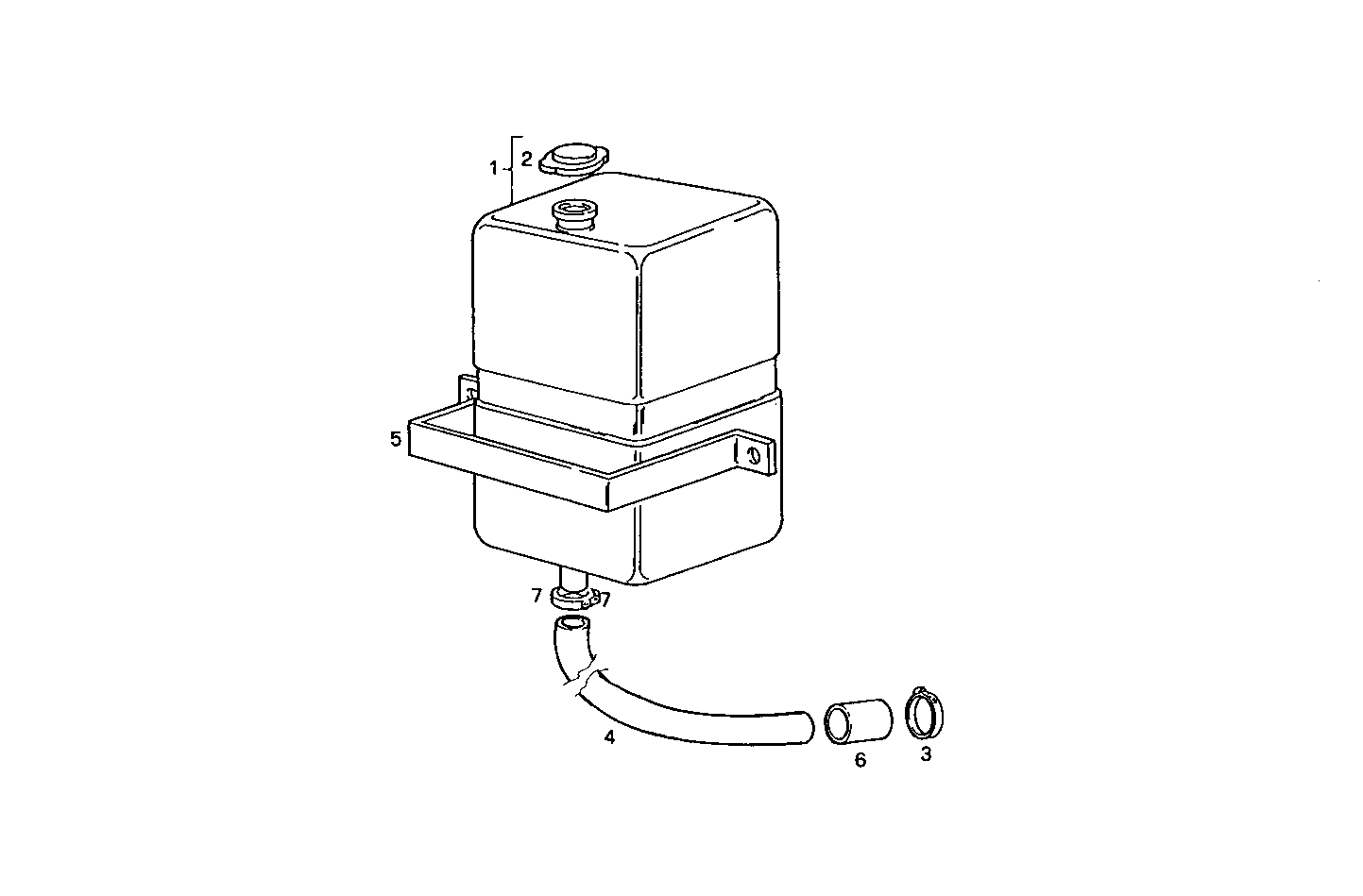 EXPANSION TANK - 8210M22.10 8210M22 parts diagram