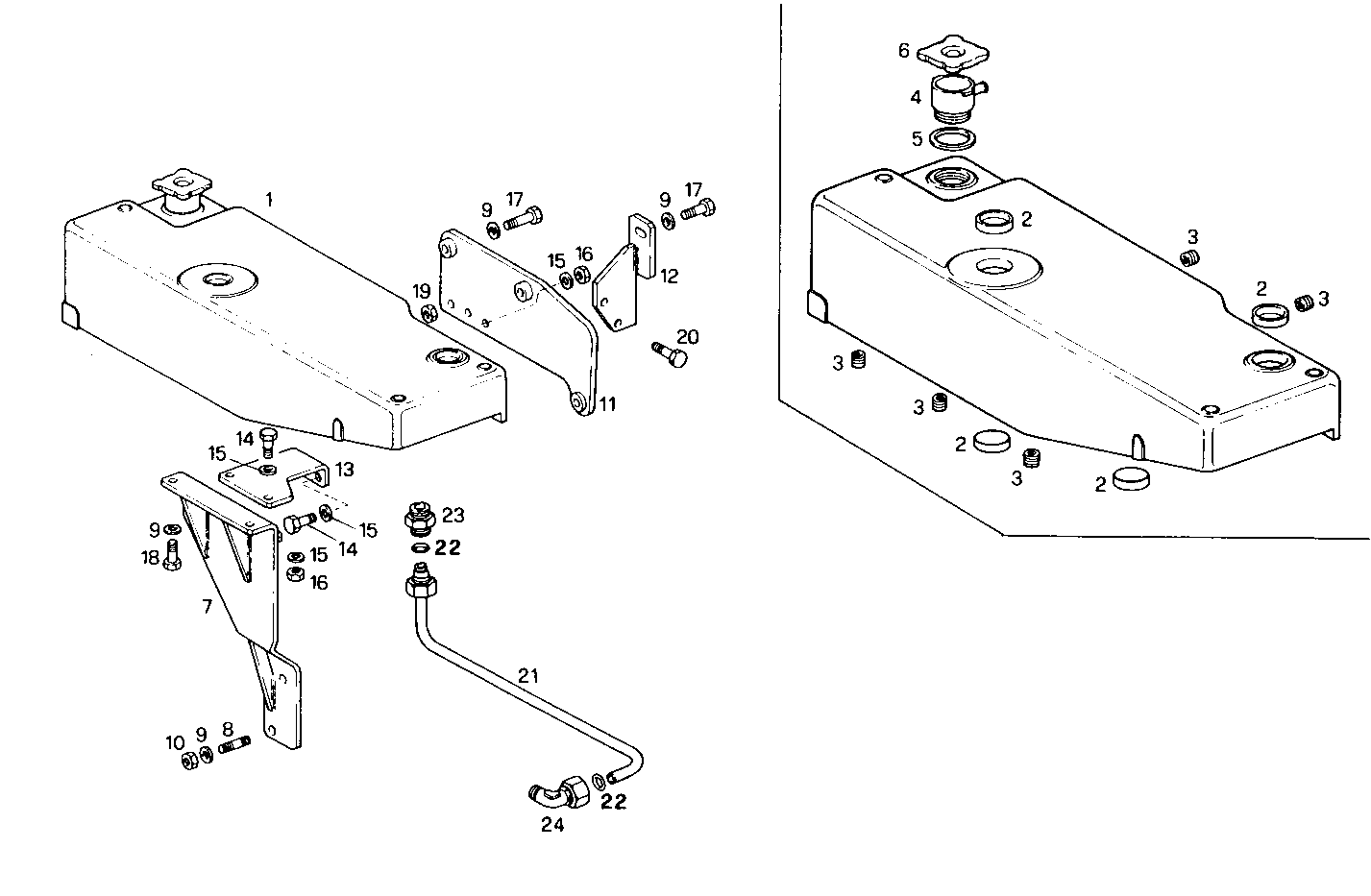 EXPANSION TANK - 8210SM27.10 8210SM27 parts diagram