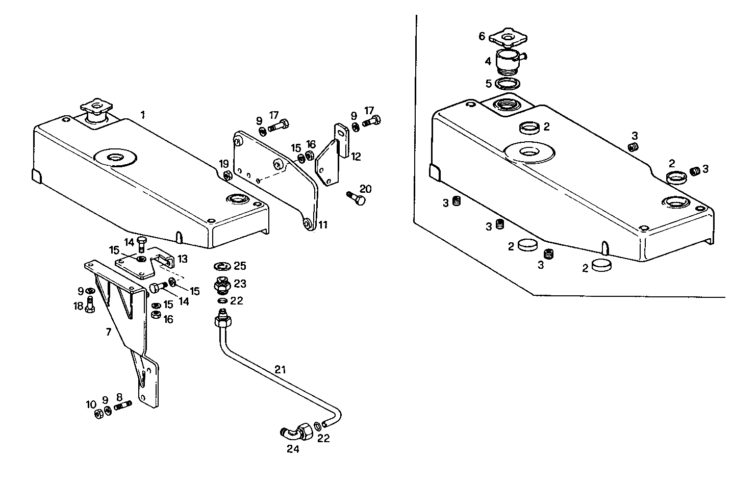 EXPANSION TANK - 8210SRM40.30 8210SRM40 parts diagram